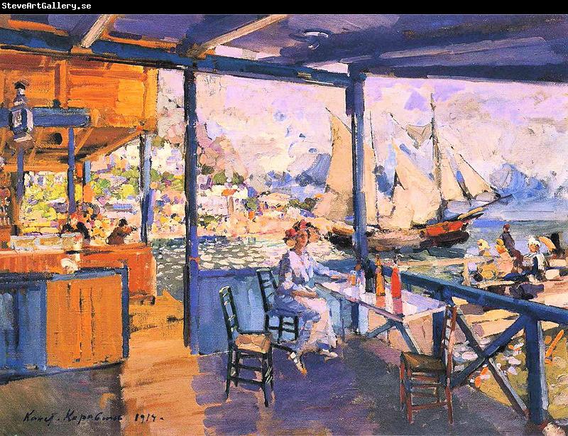 Konstantin Korovin Pier in Gurzuf